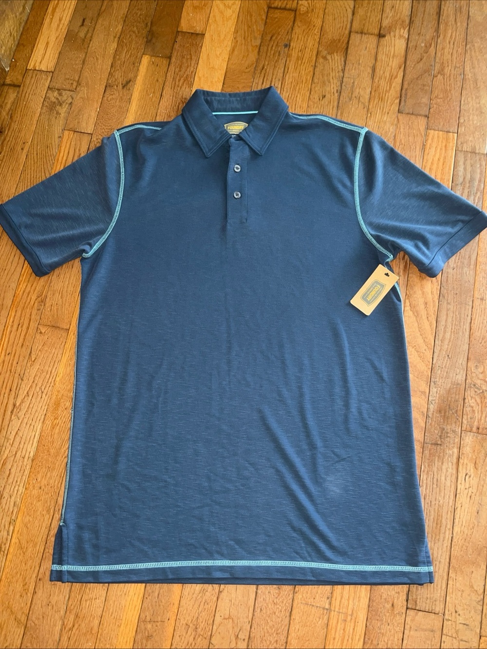 The Foundry Supply Polo Men’s Size Large Tall Evening Blue NWT